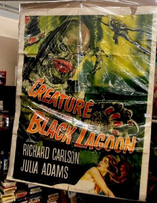 Creature From The Black Lagoon Carlson Adams - Large Movie Poster Rare