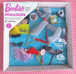 Vintage Barbie Dogs N Duds Nrfb