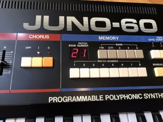 Roland Juno - 60 Keyboard Synthesizer - Vintage 5