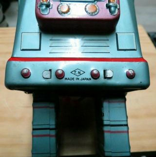 Vintage R57 TN Japan Tin Litho Drummer Robot Nomura READ DESC 5
