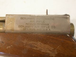 Vintage Benjamin Model 600 Automatic Muzzle Pump Air Rifle 2
