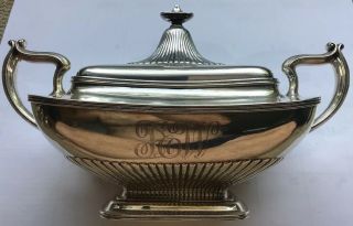 Gorham Stafford Sterling Silver Lidded Soup Tureen Large Heavy Dish 1900 Grams