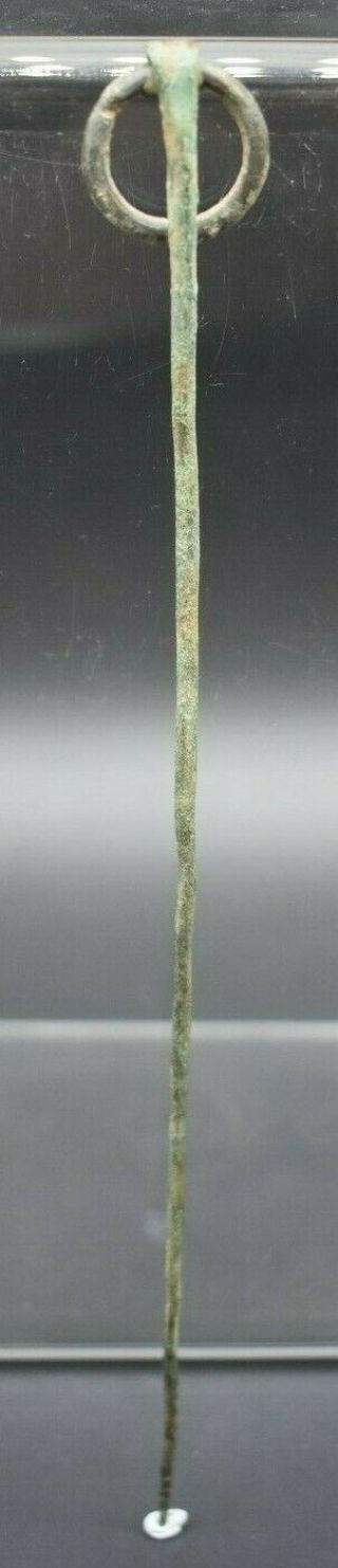 European Iron Age bronze hair pin C.  800 BC 6
