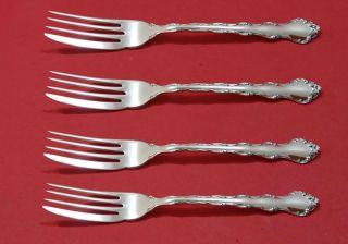 Tara By Reed And Barton Sterling Silver Fish Fork Set 4pc As Fh Custom 7 3/8 "