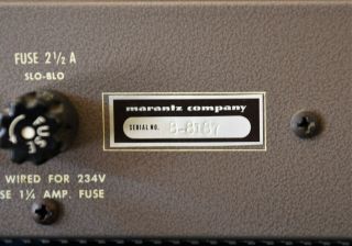 Vintage Marantz Model 8B Stereo HiFi Vacuum Tube Power Amplifier 4