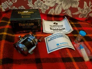 Vintage Shimano Bantam 100ex Bait Cast Reel Box Collectible