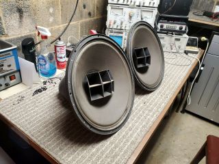 Altec 604b Vintage 15 " Coaxial Speaker Drivers Pair