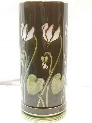 Vintage German Villeroy and Boch Vase Art Nouveau shooting star flower 2