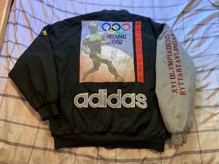 Vintage Adidas Olympics Jacket Men’s Xl Helsinki Stockholm