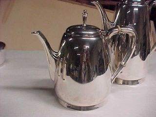 REED AND BARTON TOWN & COUNTRY 5 PIECE STERLING SILVER TEA/COFFEE SET 4