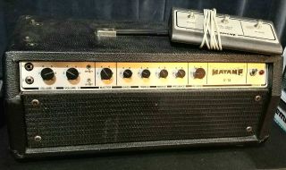 82 Matamp V14 Rembrandt Ultra Rare 120 watt tube head with reverb Orange Killer 3