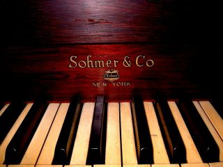 SOHMER Piano RARE.  PHILA CENTENNIAL EXHIBITION 1876 1ST Prize Diploma of Honor 2