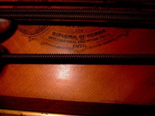 SOHMER Piano RARE.  PHILA CENTENNIAL EXHIBITION 1876 1ST Prize Diploma of Honor 4