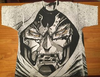 Vintage Marvel Comic Images Rare Doom T - Shirt Size Xl 1992