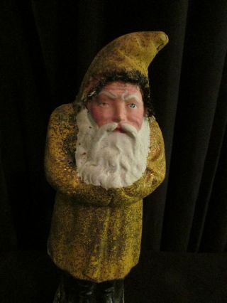 Antique Papier Mache Santa Belsnickle,  Belsnickel Candy Container w/MICA 11