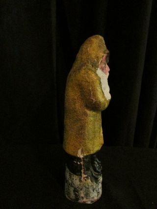 Antique Papier Mache Santa Belsnickle,  Belsnickel Candy Container w/MICA 3