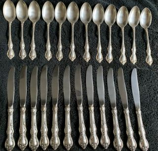 Spanish Provincial Sterling Flatware.  60 Piece Set In.