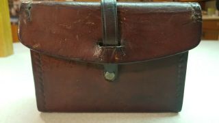 Wwii Sears 1943 Leather Case For Spare Bar Parts