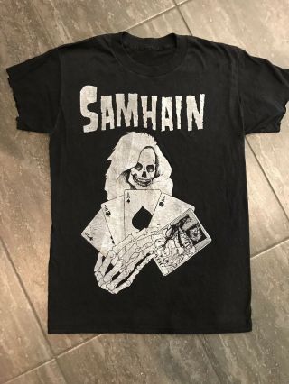 Vintage Samhain 1980’s T - Shirt,  Authentic,  Glenn Danzig Misfits Nyhc Plan9