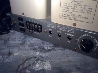 Rare Vintage FAIRCHILD 275 Monoblock Tube Amplifier / Amp 4