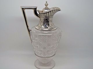 Antique Victorian Silver Claret Jug London 1887 – David & Lionel Spiers