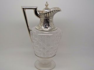 Antique Victorian Silver Claret Jug London 1887 – David & Lionel Spiers 3