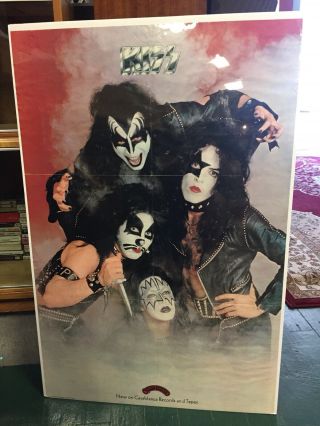 Rare 1974 Kiss Promo Poster - Casablanca Records