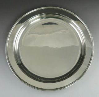 Wonderful Quality Tiffany & Co Large Sterling Silver Charger,  Plate Or Platter