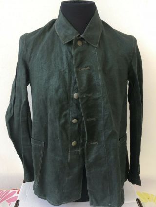 Ww2 Vintage German Cotton Fatigue Jacket Drillich