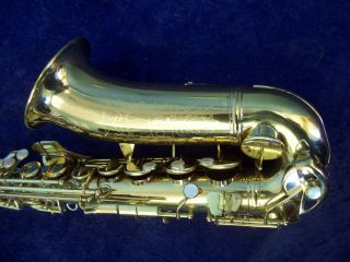 VINTAGE CONN SHOOTING STARS ALTO SAXOPHONE,  CONN CASE 3