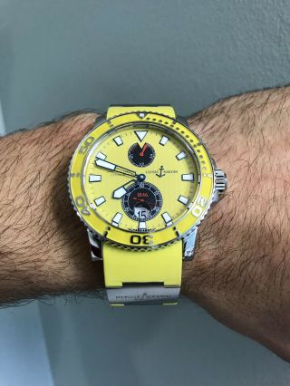 Ulysse Nardin Maxi Marine Diver Chronometer Rare Yellow 2