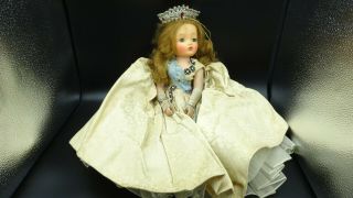 Vintage Madame Alexander Cissy Doll Queen Elizabeth Tlc Restore Or Parts