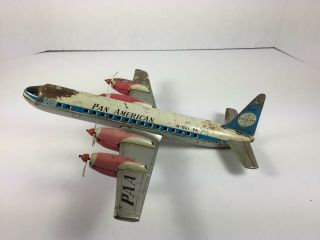 Pan Am 7 Pan American N - 801 Pa Clipper Meteor Tin Plane Toy Japan