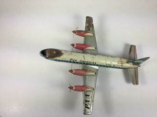 PAN AM 7 Pan American N - 801 PA Clipper Meteor Tin Plane Toy Japan 2