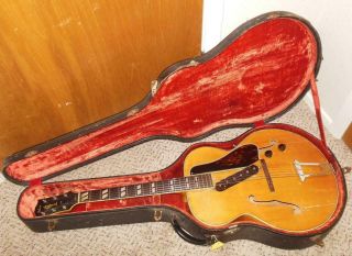 1940 Gibson Es 250 L5 Headstock Archtop Guitar Diagonal Pickup Rl Gieb Case Rare