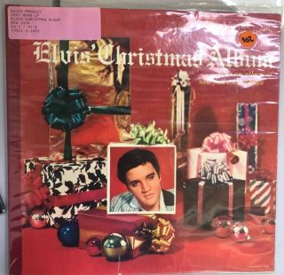 Elvis Presley Mega Rare 1957 Christmas Cover Lp Rca Loc 1035