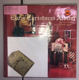 ELVIS PRESLEY MEGA RARE 1957 CHRISTMAS COVER LP RCA LOC 1035 2