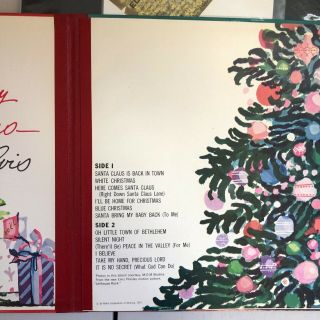 ELVIS PRESLEY MEGA RARE 1957 CHRISTMAS COVER LP RCA LOC 1035 9