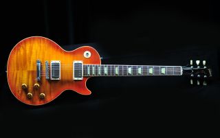 1992 Vintage Gibson Murphy Painted 1959 Les Paul R9 Standard Orange Gloss 210