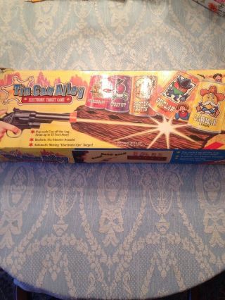 Vintage Tin Can Alley Shooting Game With Box