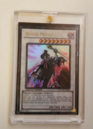 Yugioh Blood Mefist Ycsw - En004 Ultra Rare Limited Edition Nm Very Hard To Find