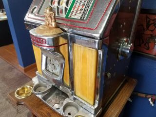 Jennings Nevada Club,  25 cent Vintage Slot Machine 2