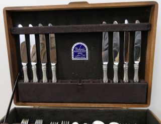 ALVIN Chateau Rose STERLING SILVER Flatware 5 - pc Service Set for 8,  3 more = 43 3