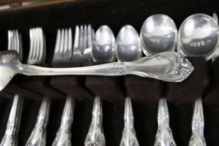 ALVIN Chateau Rose STERLING SILVER Flatware 5 - pc Service Set for 8,  3 more = 43 7