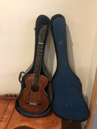Vintage Acoustic Gibson Guitar 1906 /1907 L - 1 Rare W/ Worcestor Case