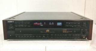 Vintage Sony C77es 5 Disc Cd Player/changer - Very,  Remote - High End