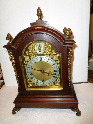 Antique - Winterhalder And Hoffmeier - Bracket Clock - Westminster Chime - Ca.  1890 - T368