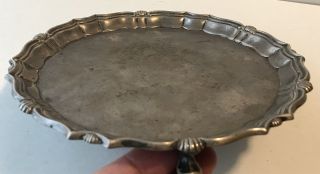 Antique TIFFANY & Co London Sterling Footed Salver Tray by HAWKSWORTH,  EYRE & Co 5
