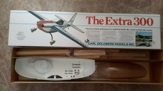 Vintage Carl Goldberg Extra 300 RC airplane kit; 68 inch wing span NIB NOS 5