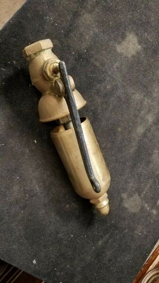 Antique Vintage LUNKENHEIMER 200 Brass Steam Whistle 2 